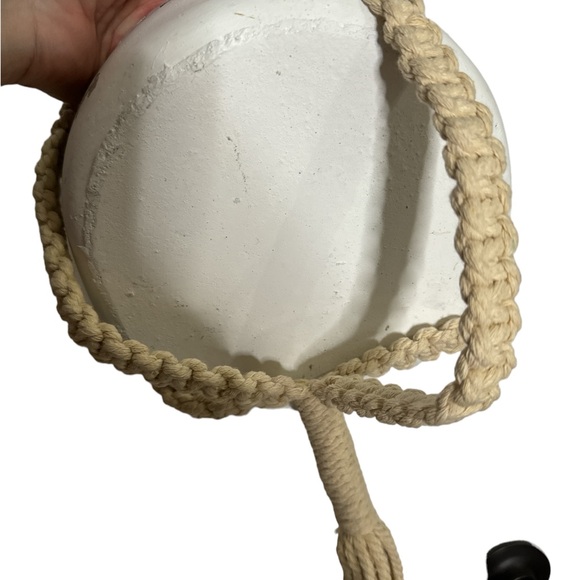 Ceramic Macrame Planter - Picture 4 of 5